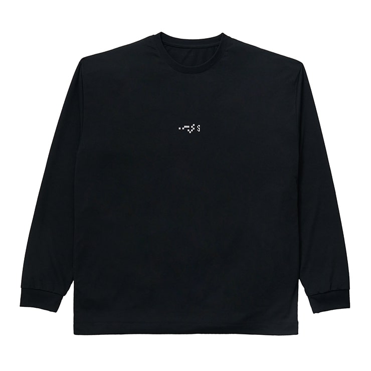 dot S. Print Long T-shirt(Black)